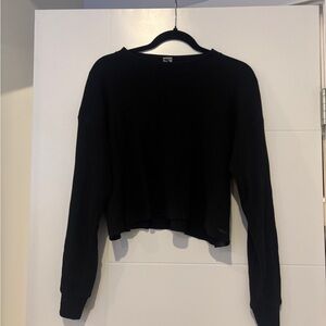 TNA Waffle Black Long Sleeve